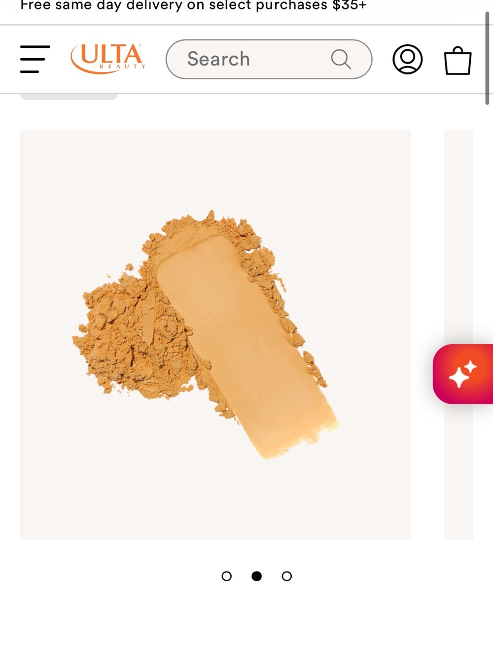 Juvia's Place Short Bread warm medium beige finishing powder talc free magic